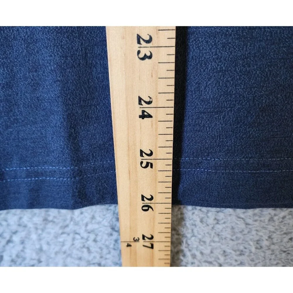 The North Face Blue Pocket‎ Short Sleeve Logo Polo Shirt Men's Size Small